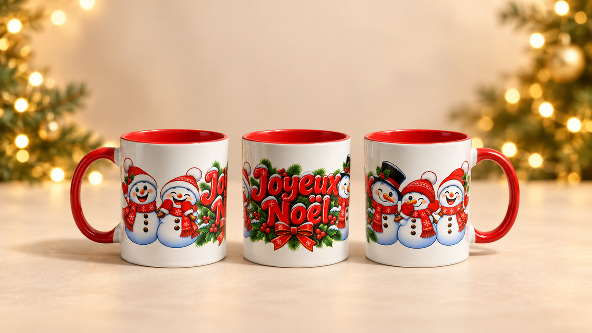 Tasse de Noël personnalisée 11 oz