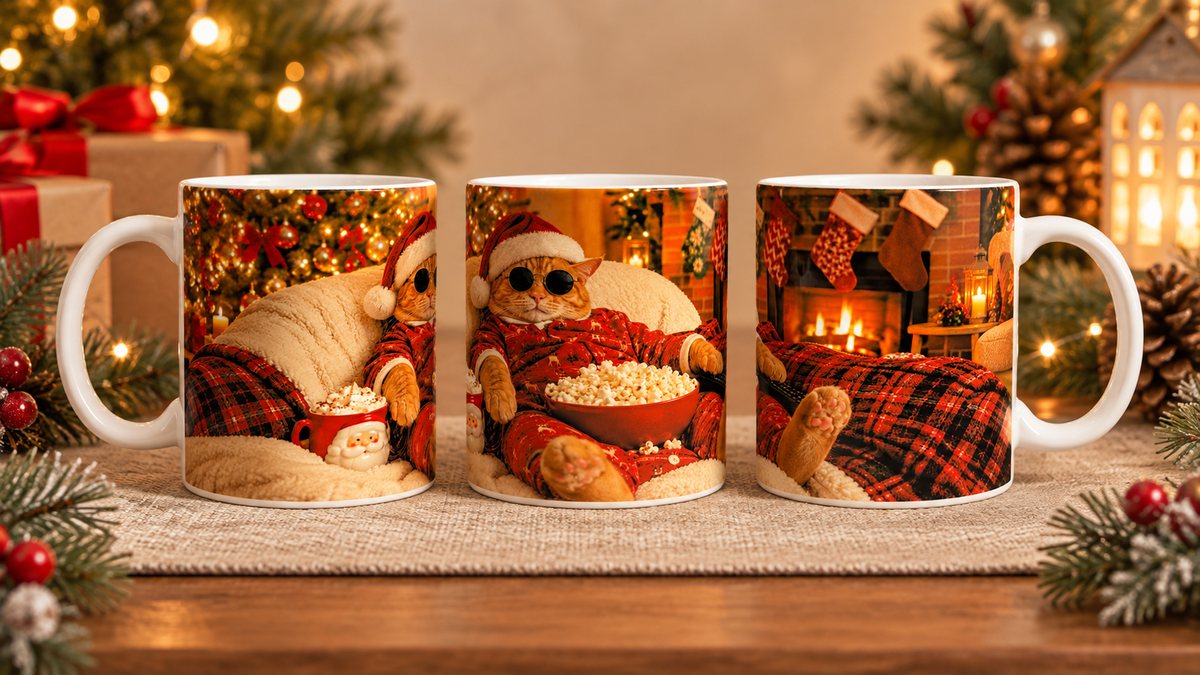 Tasse de Noël personnalisée 11 oz