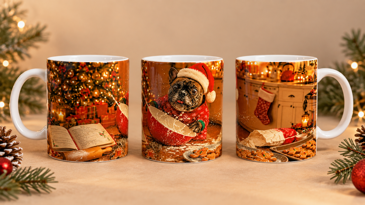 Tasse de Noël personnalisée 11 oz