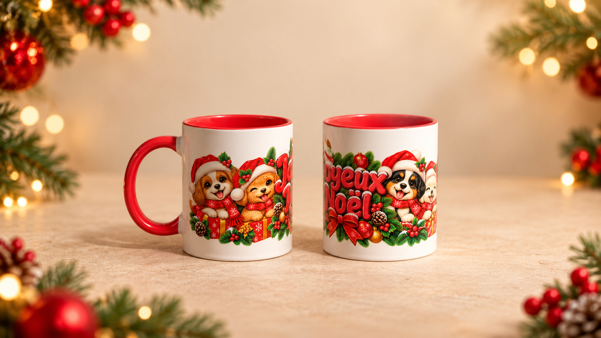 Tasse de Noël personnalisée 11 oz