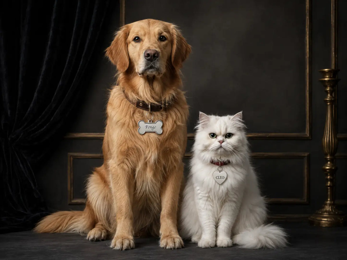Médaille personnalisée pour chien et chat – Sublimation ou Gravure aluminium