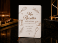 Carnet de notes personnalisé — Photo, Motif et Texte