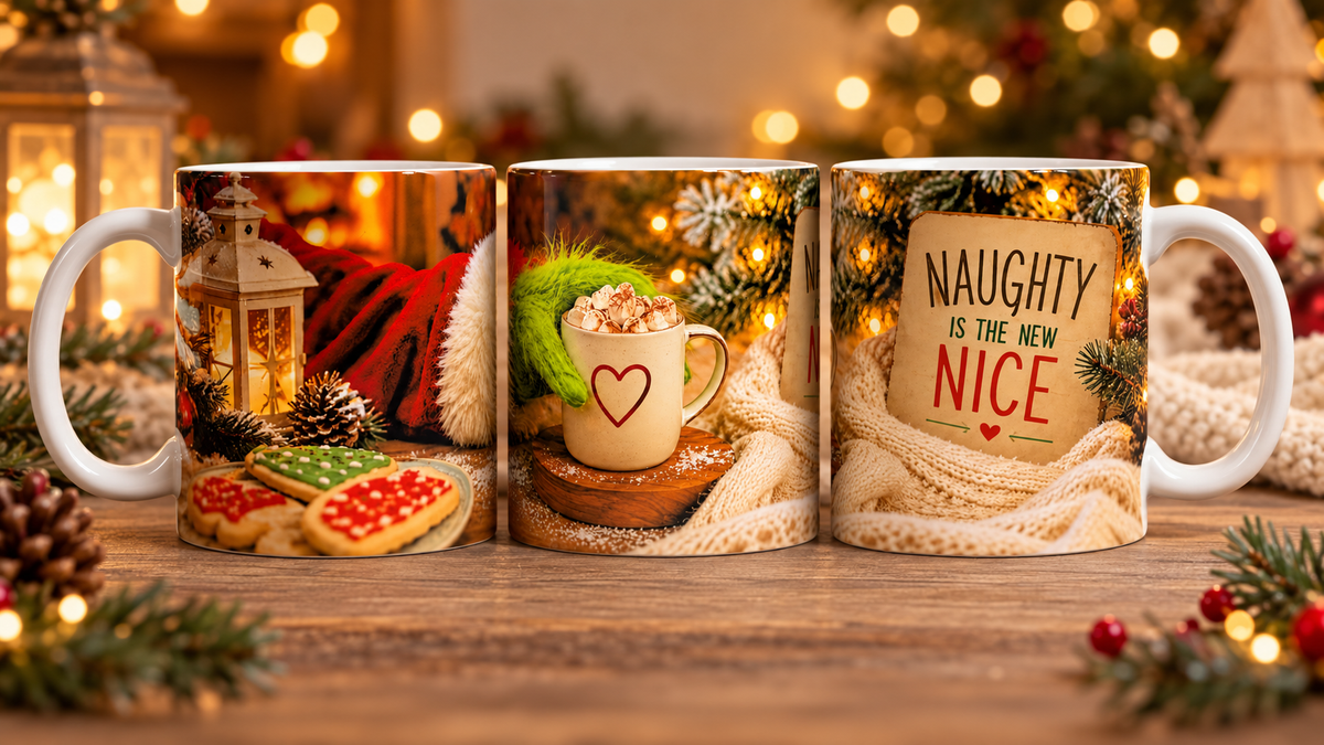 Tasse de Noël personnalisée 11 oz