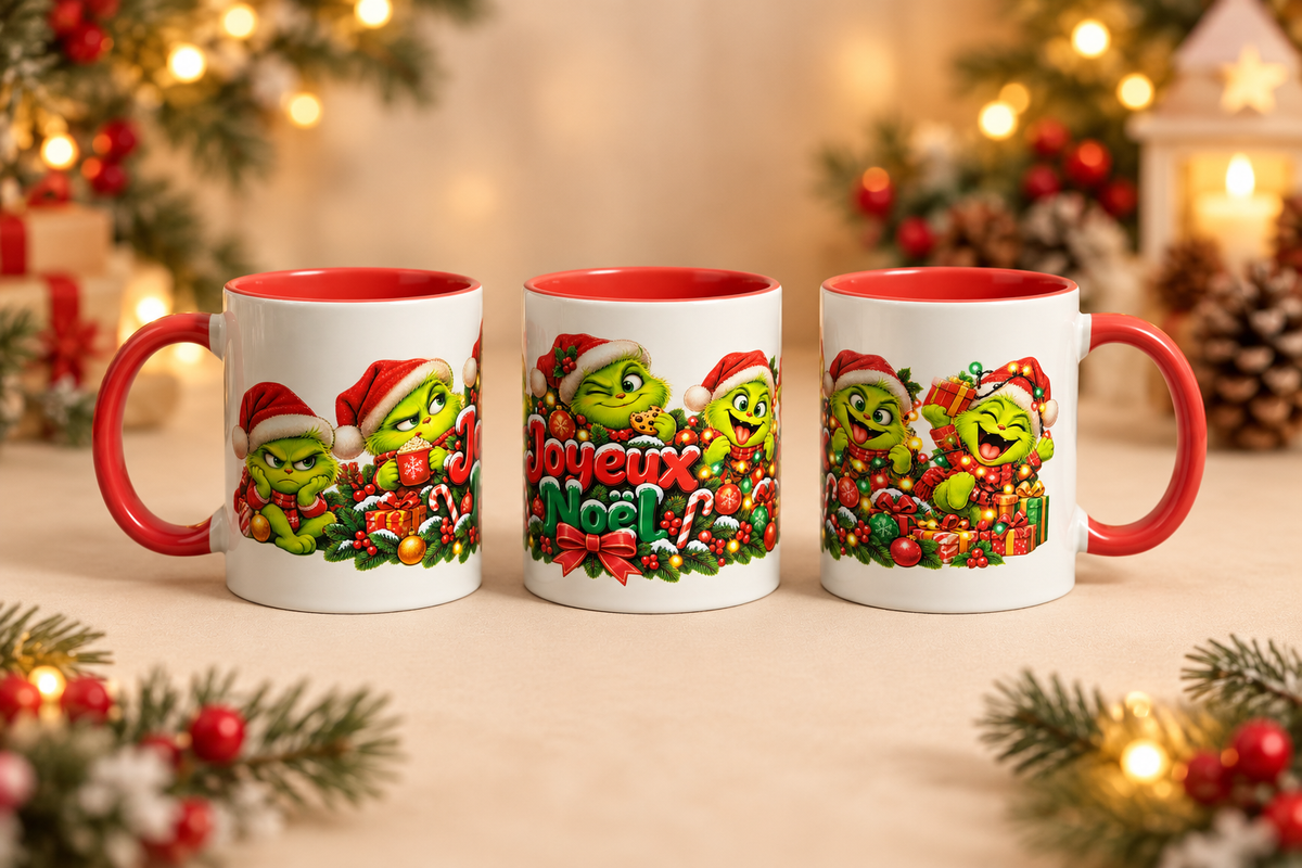 Tasse de Noël personnalisée 11 oz