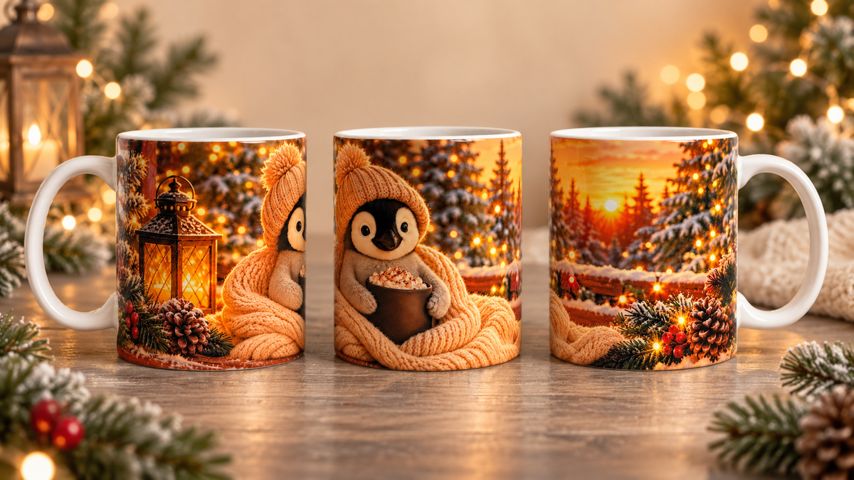 Tasse de Noël personnalisée 11 oz