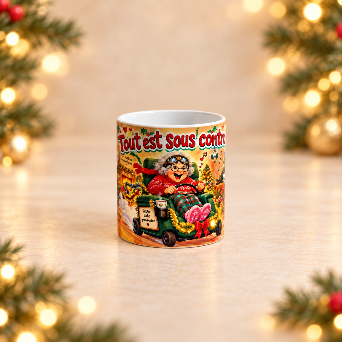 Tasse de Noël personnalisée 11 oz