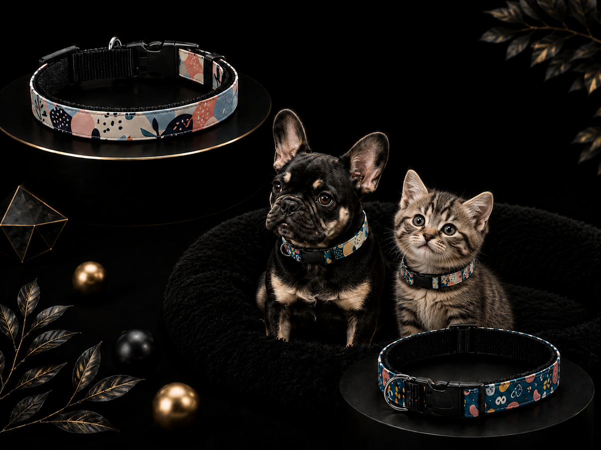 Collier pour chien et chat personnalisé