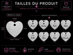 Médaille personnalisée pour chien et chat – Sublimation ou Gravure aluminium