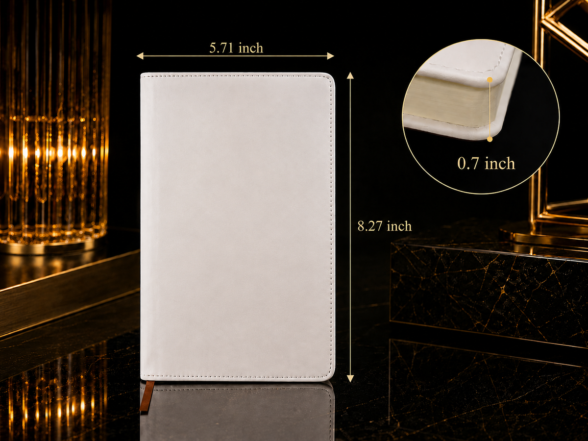 Carnet de notes personnalisé — Photo, Motif et Texte