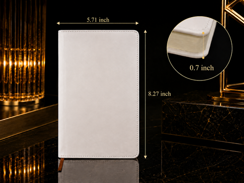 Carnet de notes personnalisé — Photo, Motif et Texte