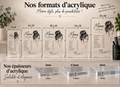 Menu Acrylique Café – Impression UV