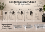 Menu Acrylique Café – Impression UV