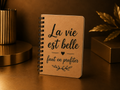 Carnet de notes papier kraft personnalisé — À spirale