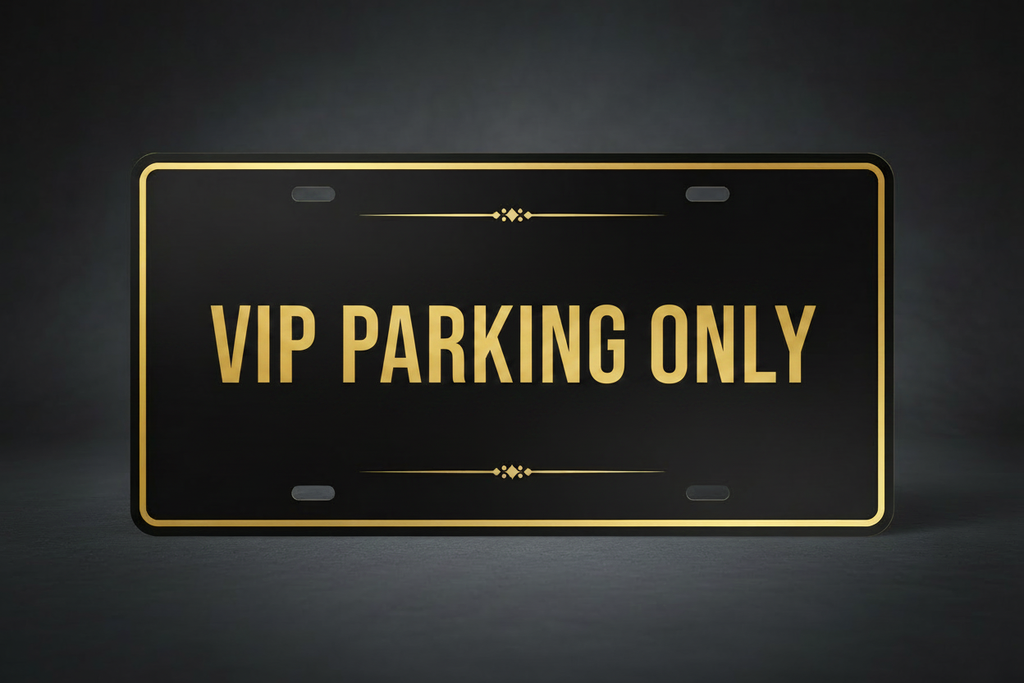 Plaque VIP PARKING ONLY